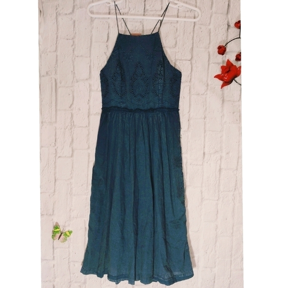 Lucky Brand Schiffli Bid Eyelet Embroidered Dress‎ - Picture 3 of 8